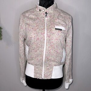 *SOLD* Members Only Floral Bomber Jacket Size Large